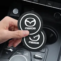 GEL Car Water Cup Bottle Holder Anti-Slip Pad Mat Silica For Mazda 3 Angksela Bk CX 5 4 7 30 Atez 6 Gh Gg Gi Auto Accessories
