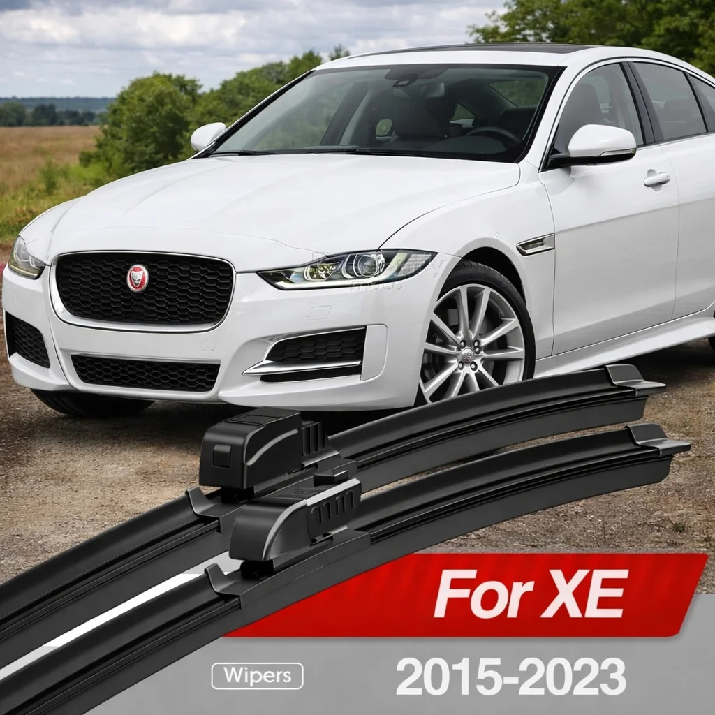 

Для Jaguar XE X760 2015-2023: Комплект из 2 щеток стеклоочистителя лобового стекла, аксессуары для окон 2016 2017 2018 2019 2020 2021 2022