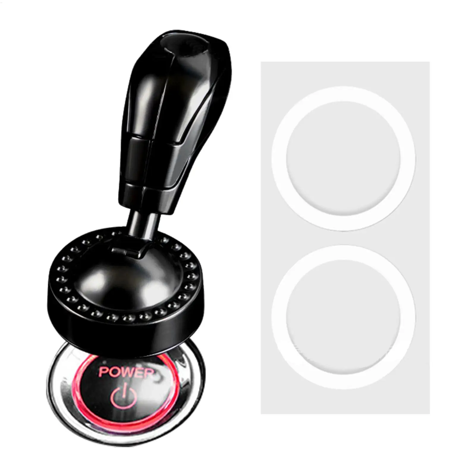 Button Start Gear Lever Auto Push Button Joystick Engine Decorative Start Stop Lever for Automobile Vehicle Car Women Men