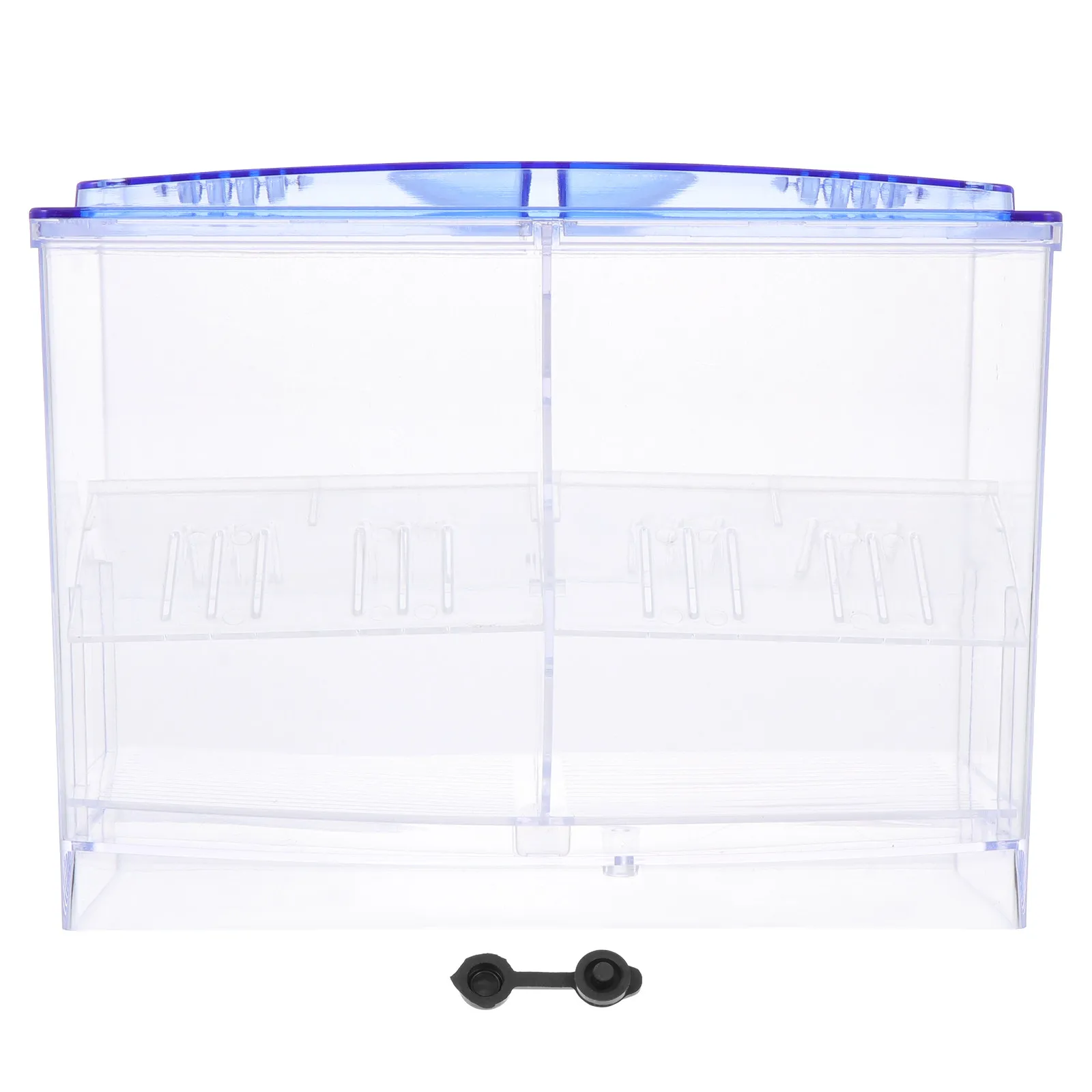 1Pcs Double Layer Fish Breeding Box Transparent Separated Spawning Incubator for Viviparous Fish Fry Hatching and Juvenile