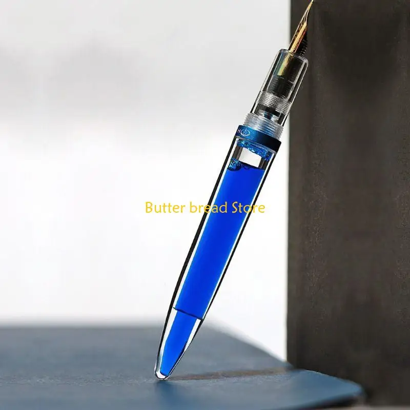 W89C Beginner Calligraphy Pen One-piece for Iridium Nib Transparent Pen Body for