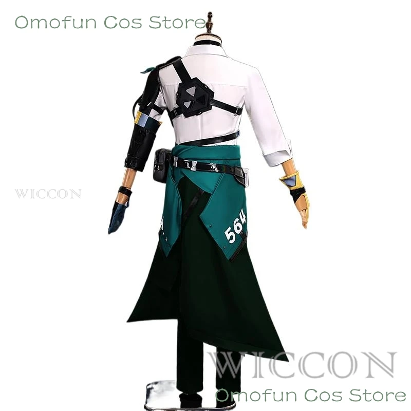 Harumasa disfraz Cosplay peluca Zenless Zone Zero Game uniforme diadema gargantilla accesorios Sección 6 fiesta de Halloween para hombres y mujeres