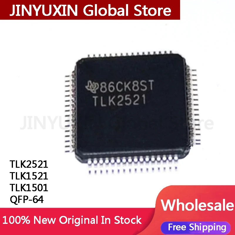 2Pcs TLK2521 TLK1521 TLK1501 QFP-64 IC IN Stock Wholesale