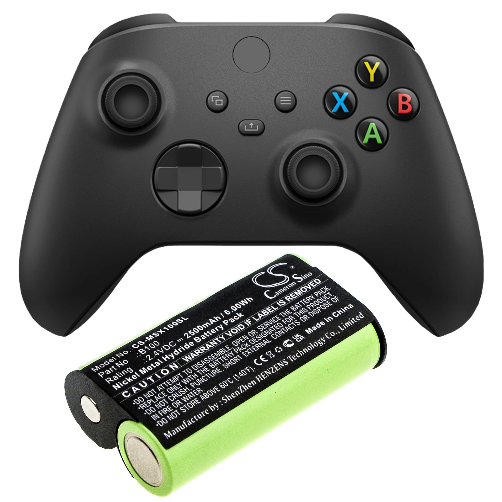 battery Cameron sino Game Console battery 2500mAh for Microsoft  Xbox One X Xbox One S Wireless Controller Xbox One Elite Wirele