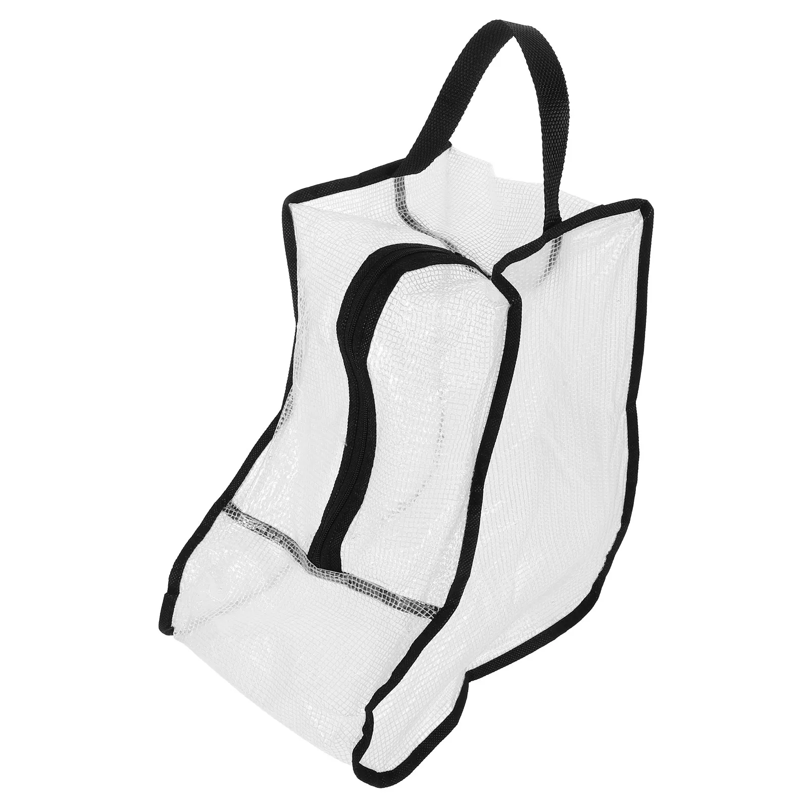 Shoes Storage Bags PVC Material Zippered Shoe Pouch Travel Ready Dustproof Organizer for Sneakers Shoes Home Wardrobe