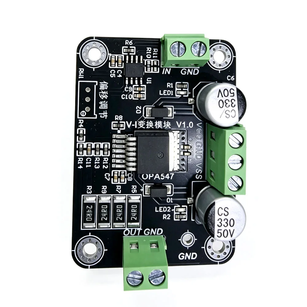 OPA547 High Precision Voltage-Controlled Constant Current Source Module DC/AC 0~500mA Howland V-I Converter