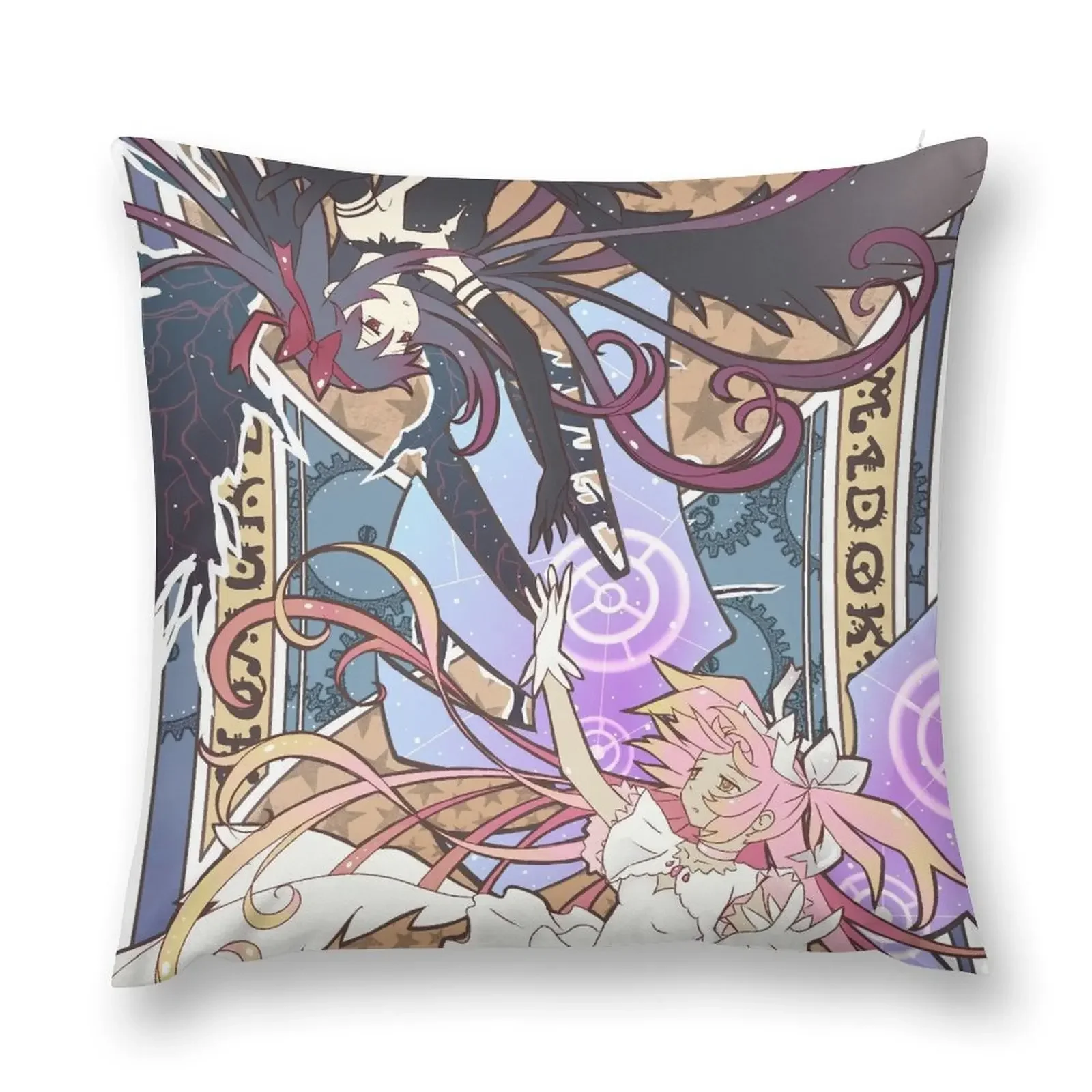 Madoka & Homura Throw Pillow Custom Cushion Christmas Pillow Cases pillow