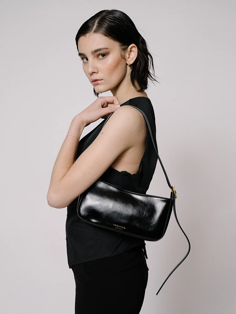 

Verfied Luxury Retro Genuine Leather oulder Bag Women's Underarm Bag Ele mat Design Perfect Qixi Gift