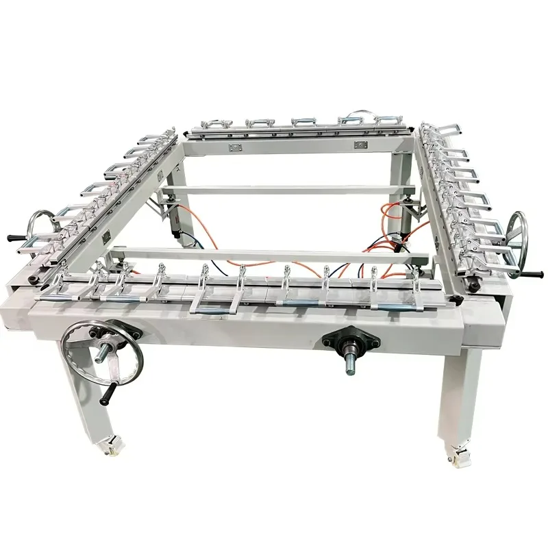

【Best-selling】Easy To Operate Pneumatic Silk Screen Stretch Machine Semi Automatic Mesh Stretcher For Screen Printing