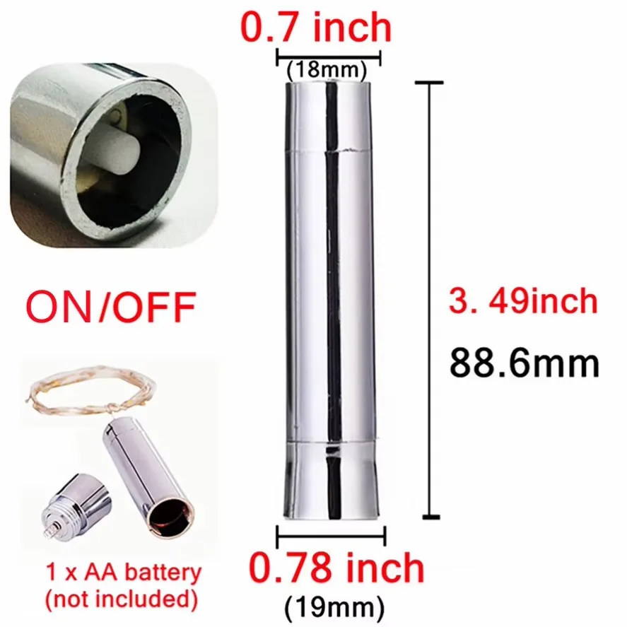 LED زجاجة النبيذ الفلين ضوء النجوم سلسلة 1/2/3M بطارية إمدادات الطاقة لمهرجان عيد الميلاد الديكور الأسلاك النحاسية ضوء الليل #6