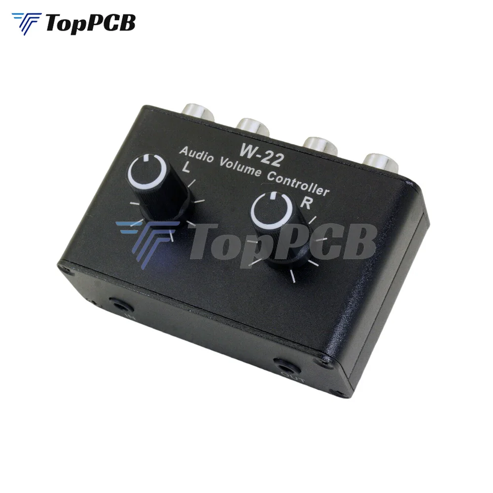 W-22 Stereo Audio Sound Volume Control Attenuator Left and Right