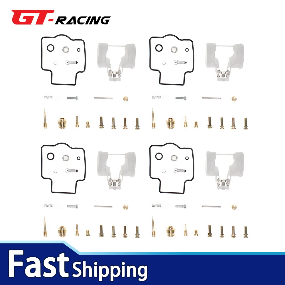 

4 Pcs For Kawasaki Ninja ZX7R ZX9R ZX10 ZX 750 900 1000 Carburetor Service Kit Rebuild Kit