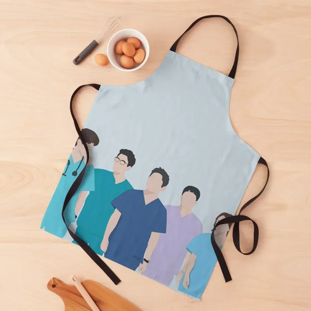 

Hospital Playlist Kdrama Portrait Apron esthetician Women Kitchen'S Household Items Apron