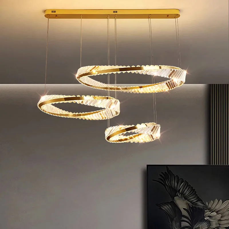 Decoração para casa Luzes Pingente, Luxo Cristal, Sala Lustre, Quarto Lâmpada Pingente, Luz de teto, Iluminação Interior