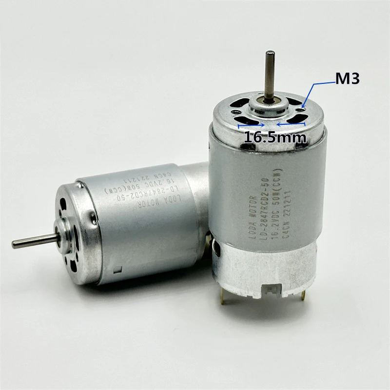 RS-395 Micro 28mm Electric Motor DC 6V 12V 14.4V 16.2V 18V 17000RPM High Speed Carbon Brush Motor DIY Hobby Toy Model Hair Drier