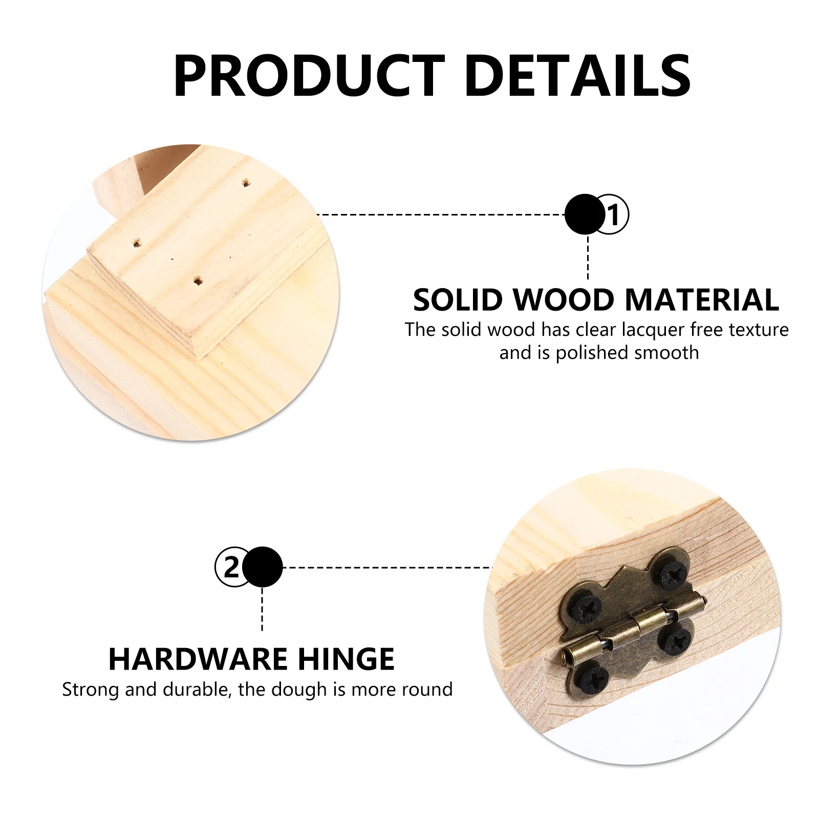 

1 pc Wooden Dough Presser Simple Dumpling Making Tool Reusable Manual Kitchen Gadget For Dumpling Wrapper Mold Practical