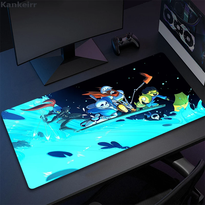 Anime Mouse Pad Pc Gamer Undertale Gaming Mousepad Xxl 900x400 Mouse Mat Keyboard Desk Mat Carpet Mausepad Computer Laptop Pad