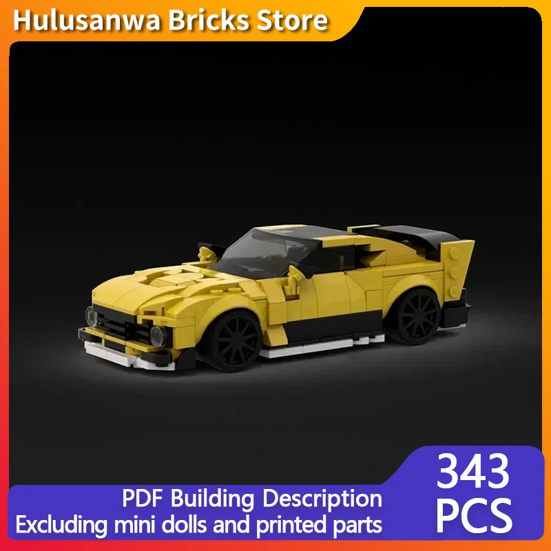 Speed Champion Model MOC Building Bricks Twelve Cylinders Supercar Modular Technology Gifts Holiday Assemble Children Toys Suit