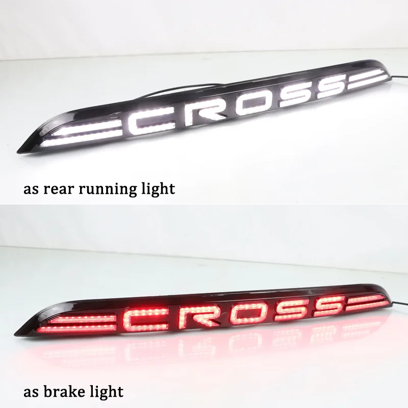 Car LED Rear Bumper Lamps For Toyota Corolla Cross 2020 - 2022 Brake Light Turn Signal Backup Reflector Lamp Taillights Fog lamp