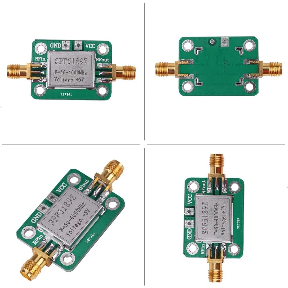 2022 NEW-RF Amplifier, Low Noise LNA 50 to 4000MHz SPF5189Z RF Amplifier for Amplifying FM HF VHF UHF Radio Signal