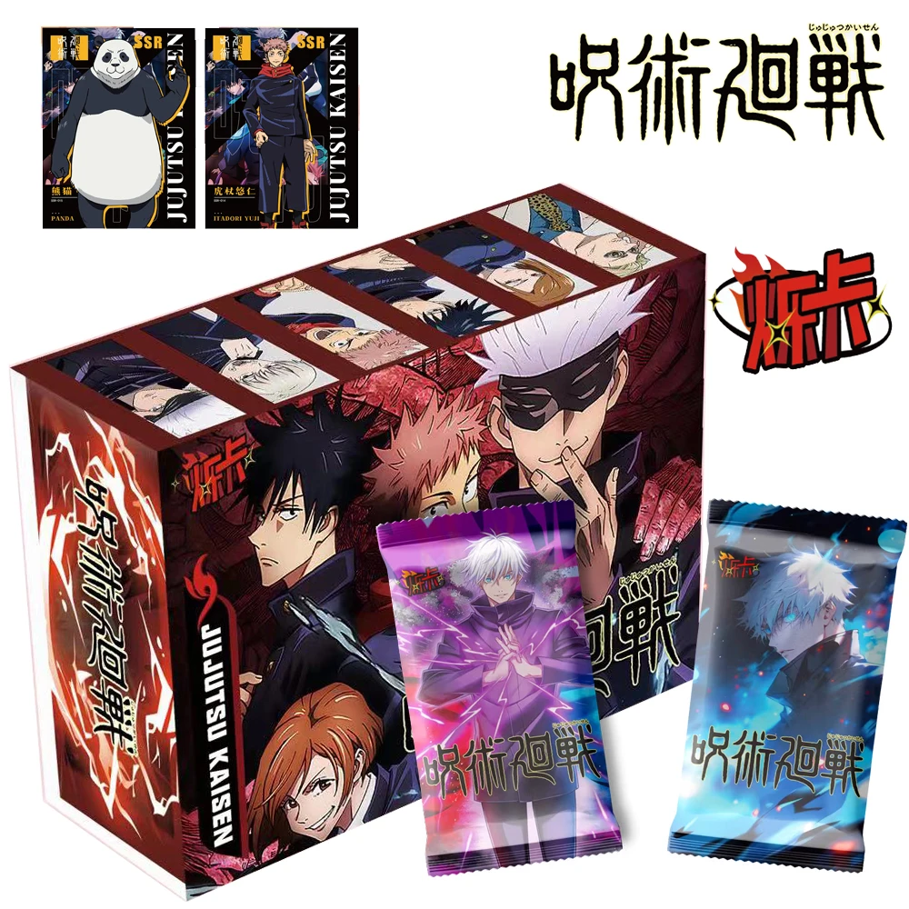 

Jujutsu Kaisen Cards Japanese Hot Blooded Battle Anime Characters Satoru Gojo Exquisite Limited Rare Collection Card Toy Gifts