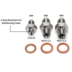For GT25/28/30/35 Ball Bearing Turbo Water&Oil Feed Kit AN4 AN6 Screw Kit