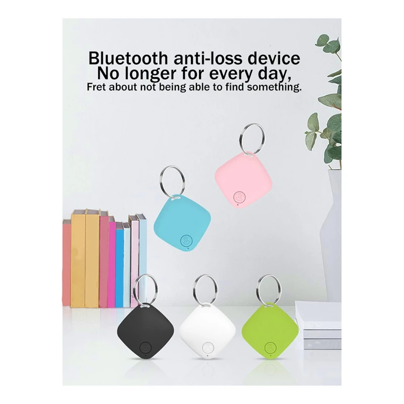 Mini GPS Tracker Bluetooth Anti-Lost-Gerät Schlüssel Haustier Handy Anti-Lost-Gerät blau
