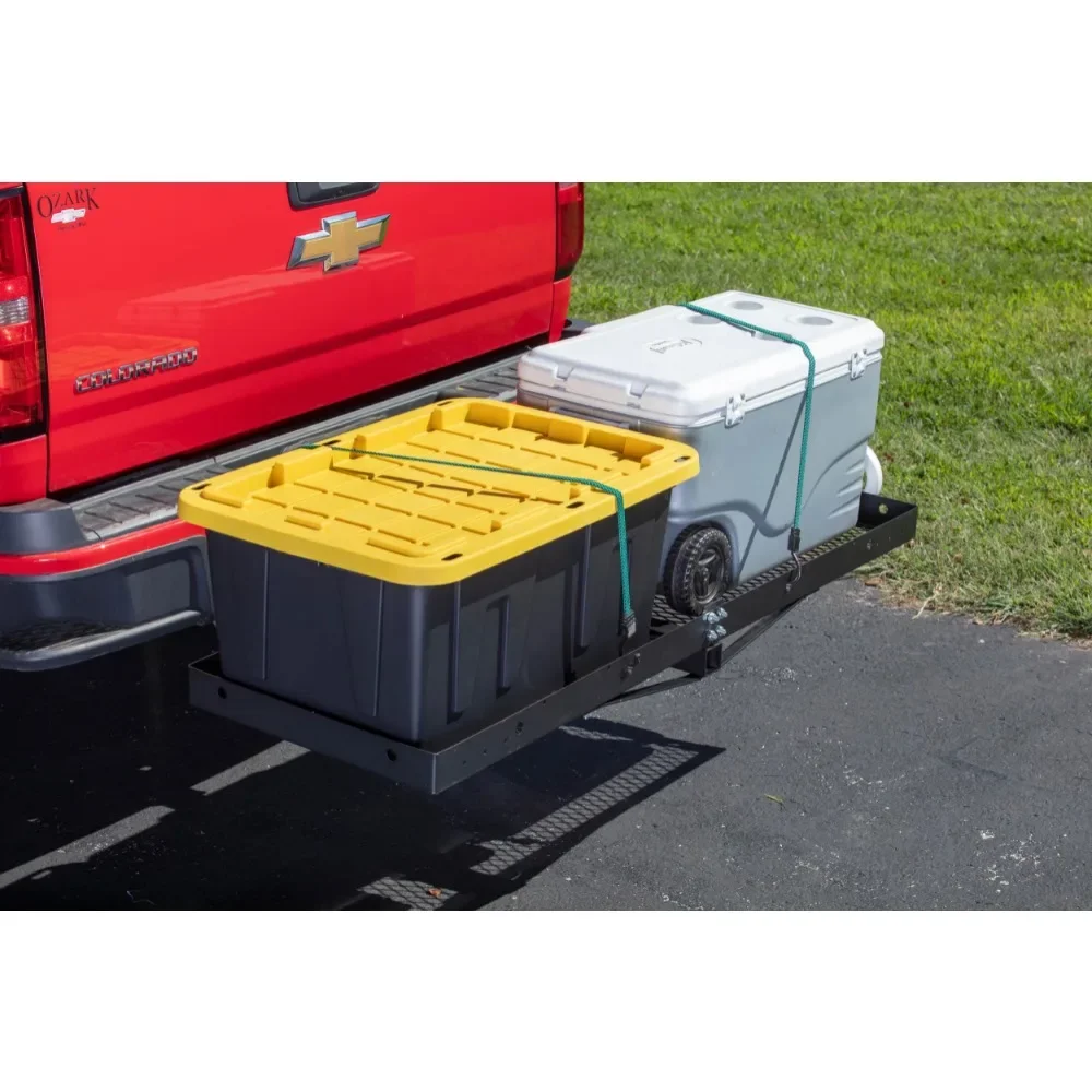 2025 New  Hitch Mounted Folding Cargo Carrier for Car/Truck/SUV, Fits 1.25