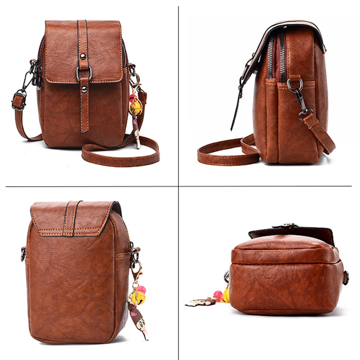 Frühling kleine Tasche Flut Mode Hunderte von Schulter Umhängetasche Herbst und Winter Mini Qualität Damen Tasche Leder Umhängetasche