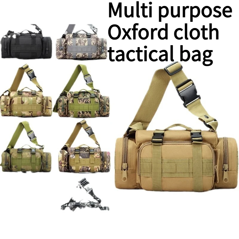 Multi Purpose Oxford Cloth Tactical Waist Bag for Outdoor Leisure One Shoulder Crossbody Handbag