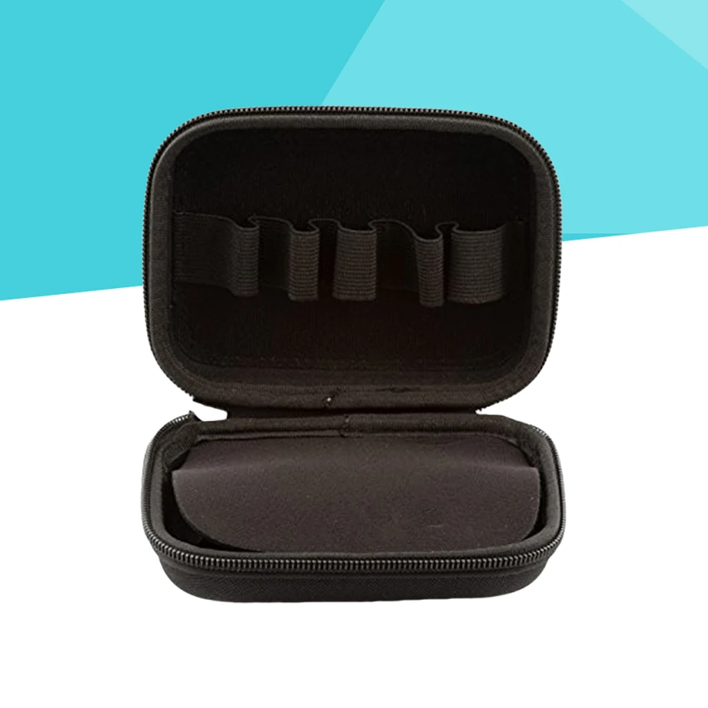 

Essential Storage Box Large Capacity Shockproof Essential Oil Storage Box Portable Travel Organizer For 10Ml Bottles Black