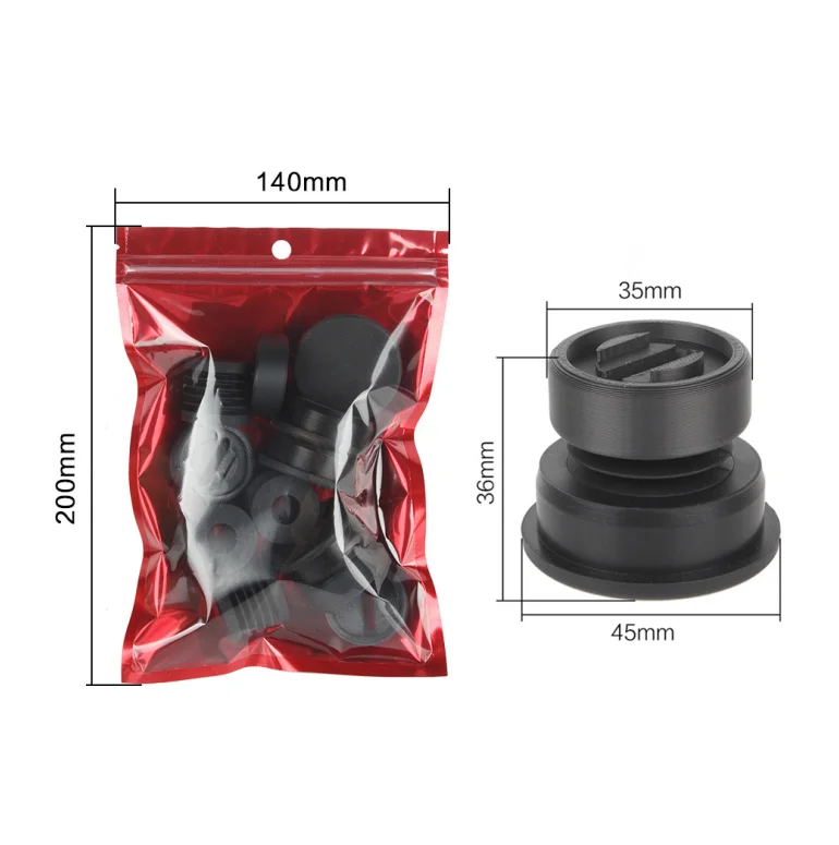 4Pcs For Bambu Lab 3D Printer Anti Vibration Feet X1/P1/A1 Mini/A1 Anti-slip Dust-proof Rubber Foot Pad