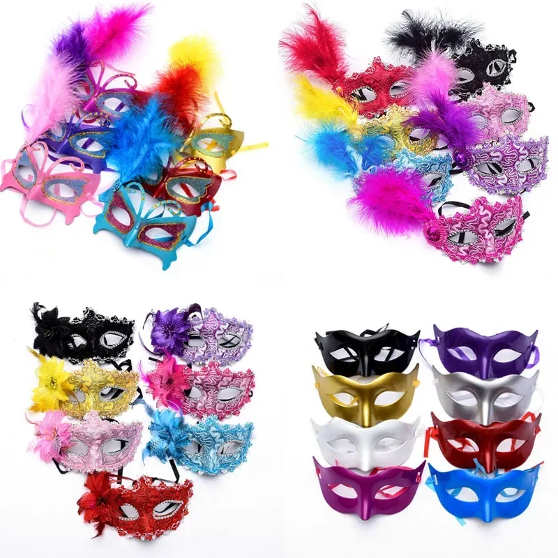 

36pcs Women Girls Feather Mask Butterfly Masquerade Party Ball Gift Cosplay Birthday Halloween