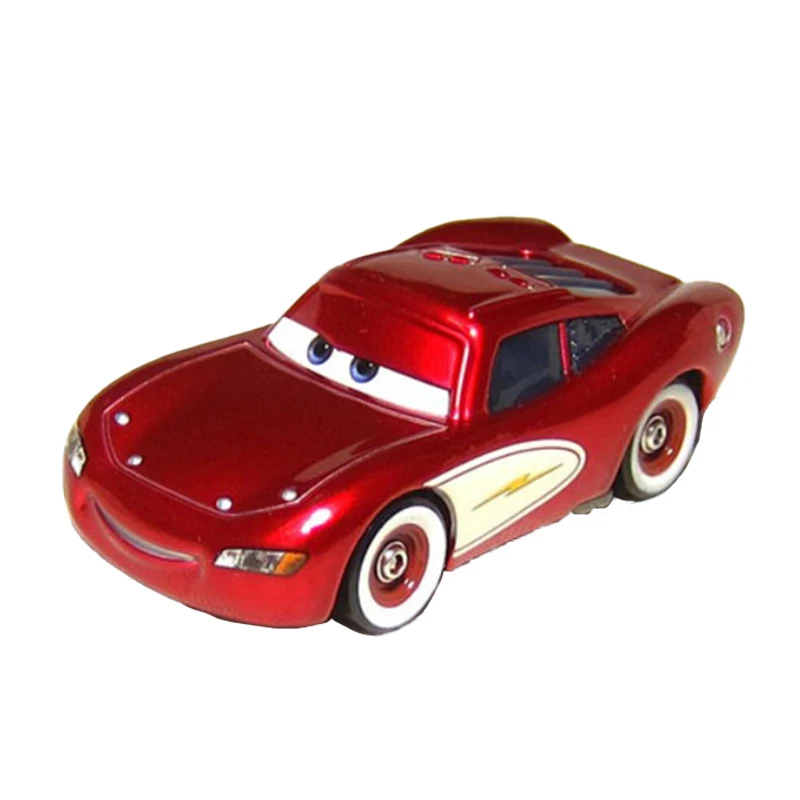 Disney Pixar-Jouet de voiture de course Cars 2 et 3 Rains pour garçons, véhicule en métal moulé sous pression 1:55, McQueen, Chick, Hicks, Mater,