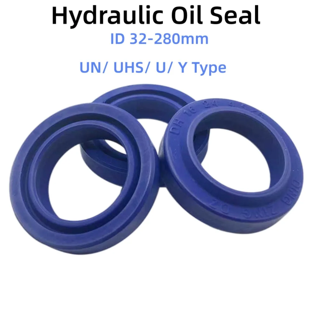 PU Polyurethane Hydraulic Oil Seal UN/UNS/UHS/U/YType Universal Shaft Hole Seal Piston Rod Cylinder Sealing Ring Equipment Parts
