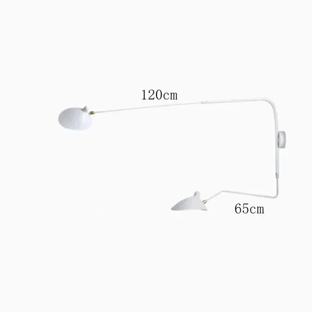 Industriële Vloerlamp Designer Statief Led Lamp Verstelbare Spin Serge Mouille Staande Lamp Loft Master Bed Kamer Decor Licht