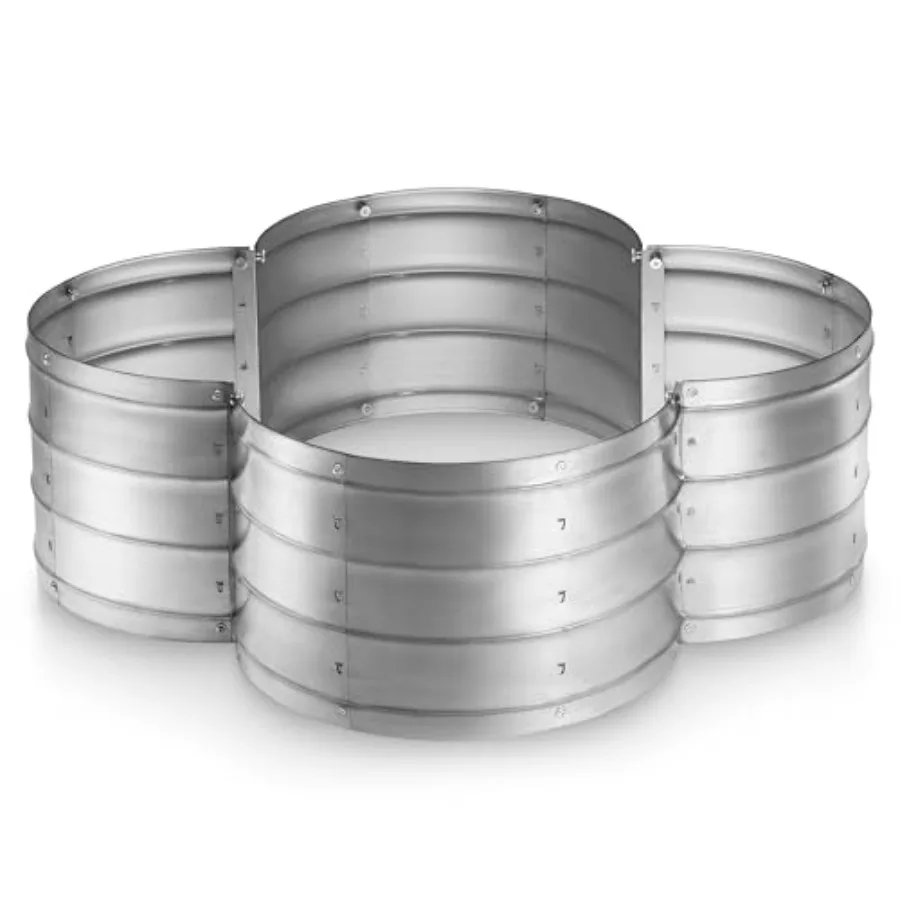 

Galvanized Raised Garden Beds Outdoor// 3×3×1 ft Planter Raised Beds for Gardening Vegetables Flowers// Large Metal Garden Box