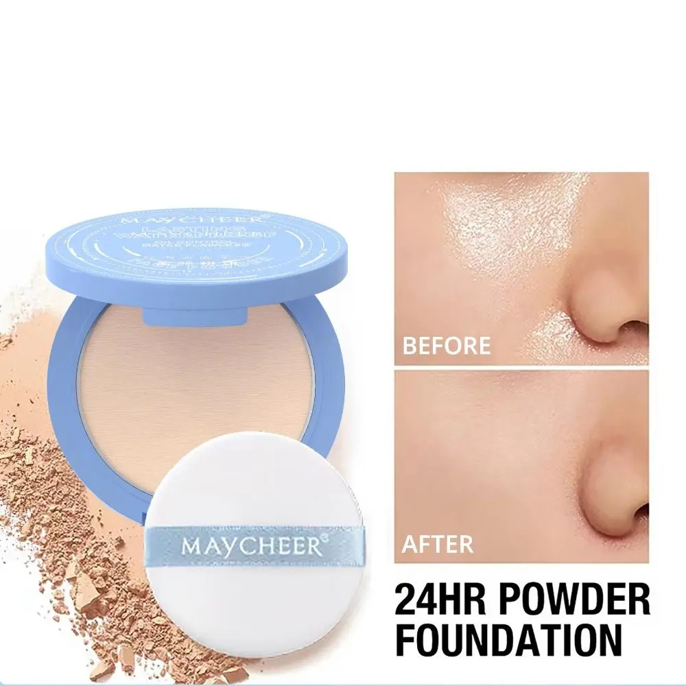 Long-lasting Setting Powder Cream Waterproof Matte Oil-control Pressed Powder Brightening Sweatproof Brightening Face Powder