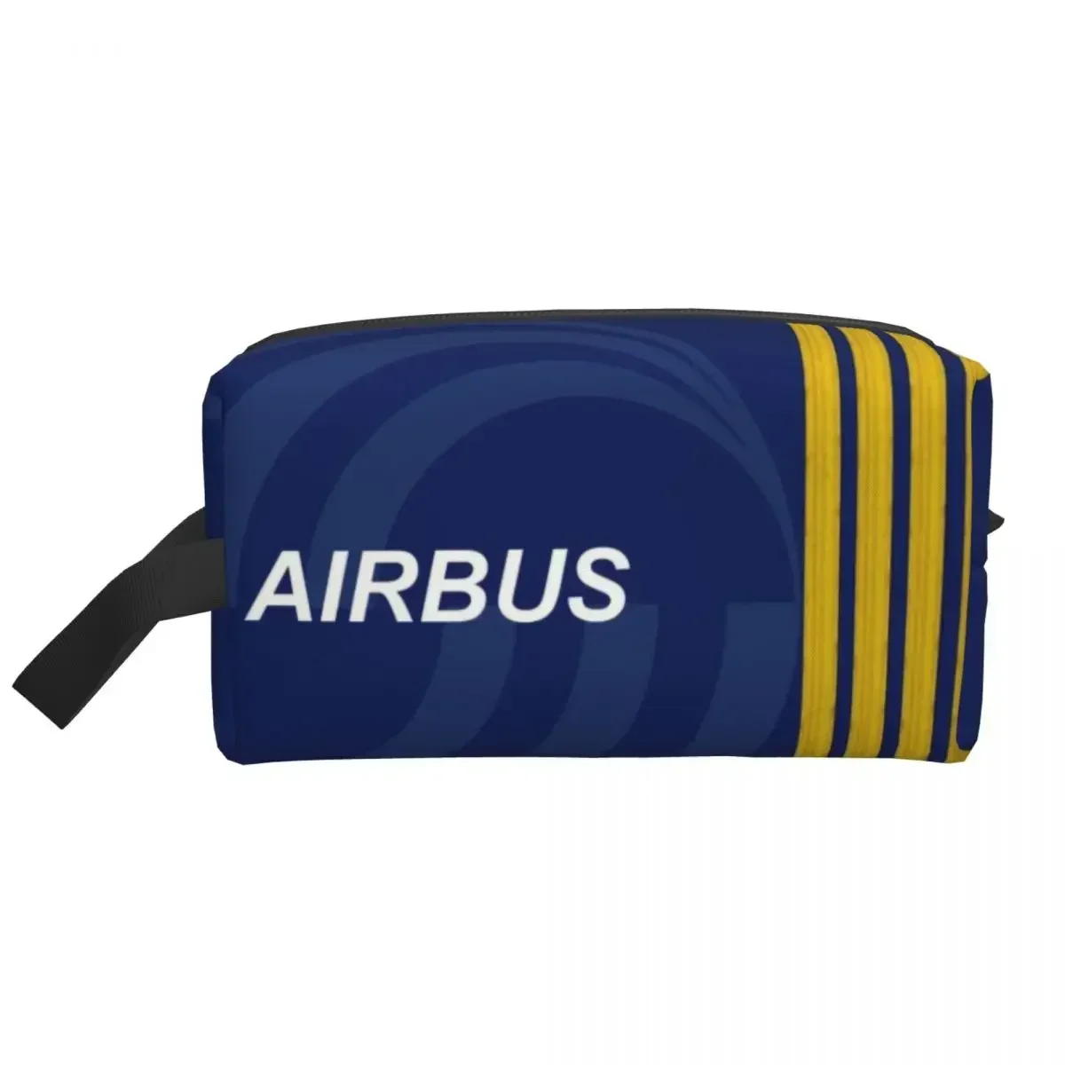 

Fashion Airbus Fighter Pilot Travel Toiletry Bag Women Aviation Airplane Makeup Cosmetic Organizer Beauty Storage Dopp Kit