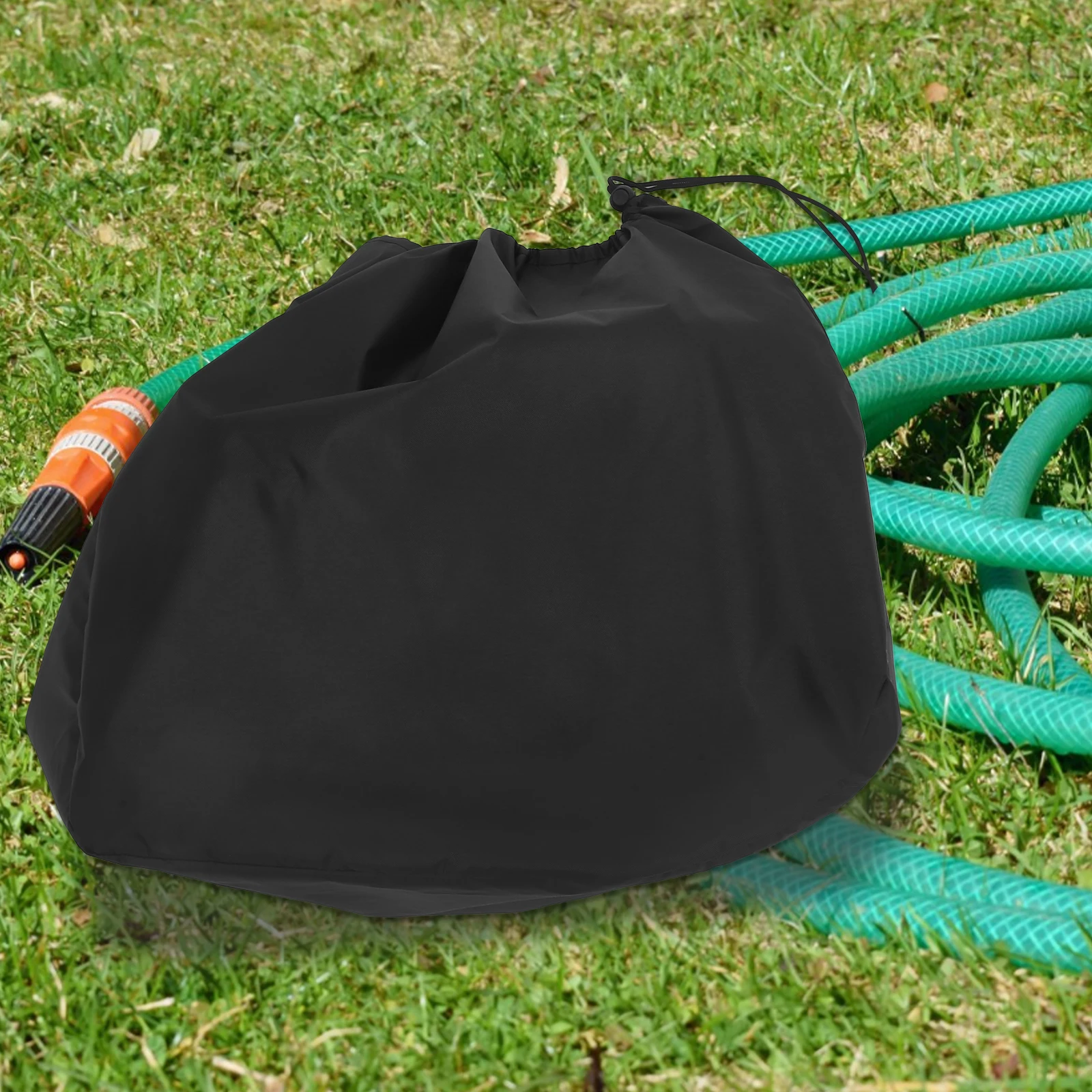

Garden Hose Reel Cover Retractable Waterproof Outdoor Yard Lawn Storage Bag Portable Protector Hose Reel Cover