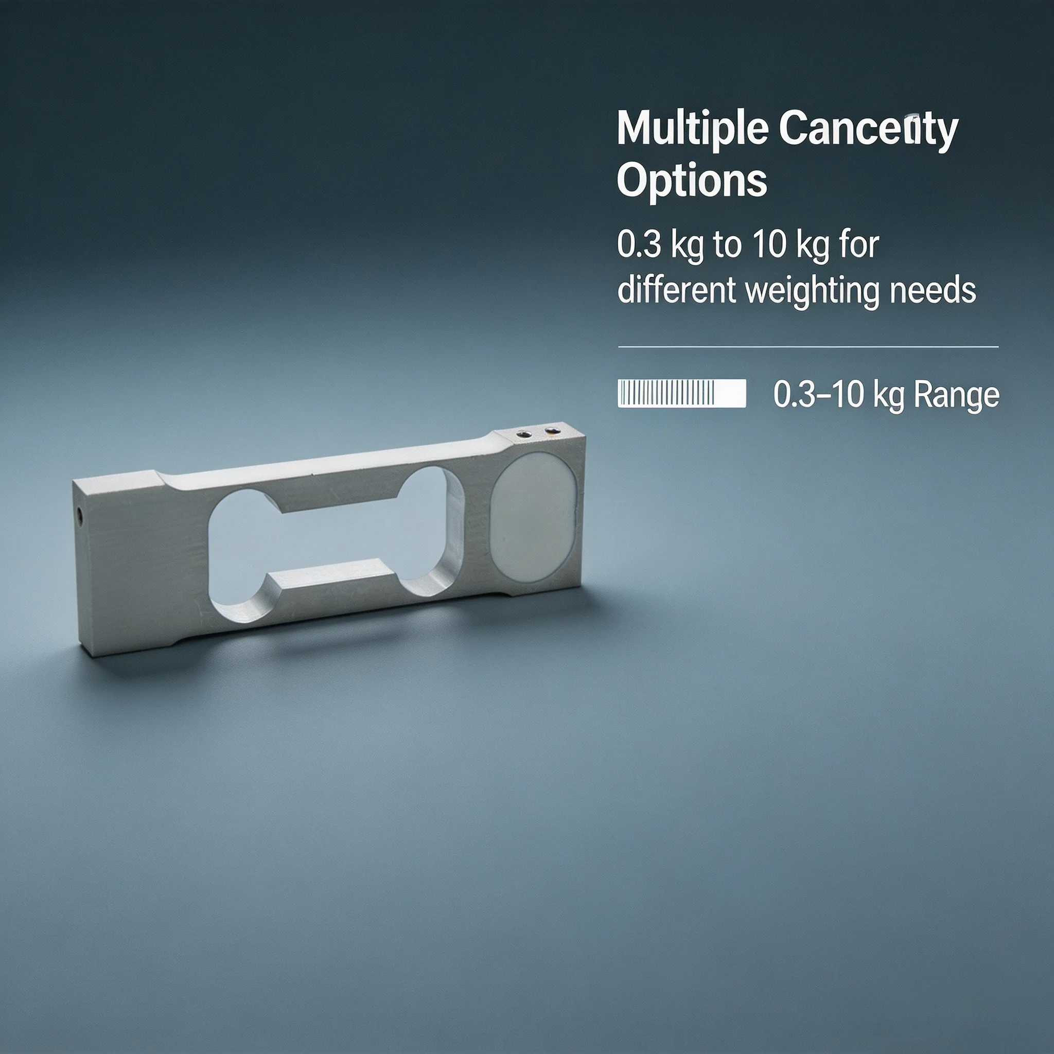 Load Cell 0.3‑10kg Single Point Sensor 0.02% Error IP65 Aluminum Alloy For Precision Commercial Scales Automation Systems