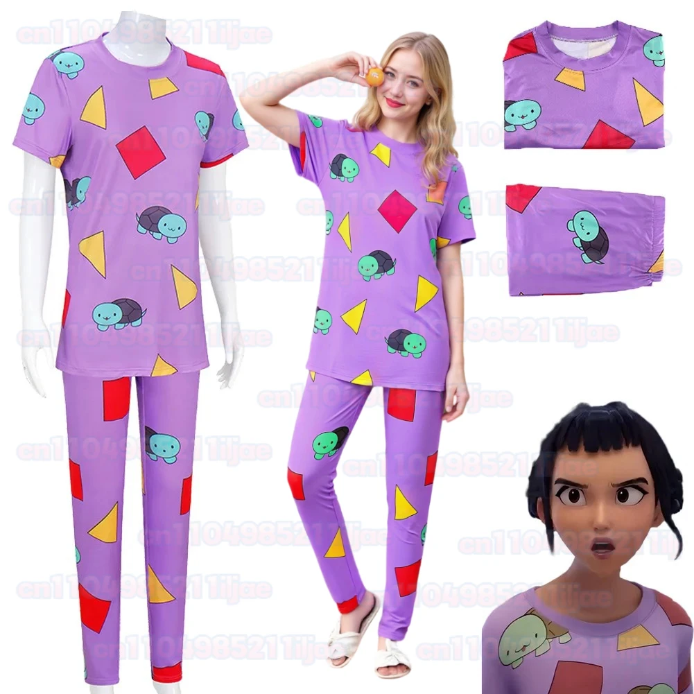 

Adult Zoey Kids Pajamas Cosplay Sleepwear Cartoon Demon Hunter KPop Costume Women's Fantasy Halloween Clothes