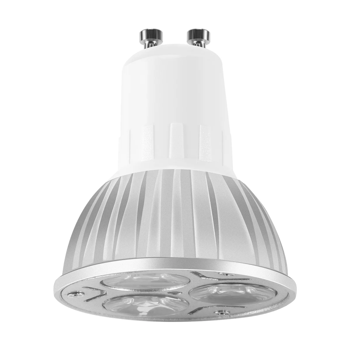 Bombilla de lámpara GU10, 3 LED, blanco cálido, 3W, 5W, 12V