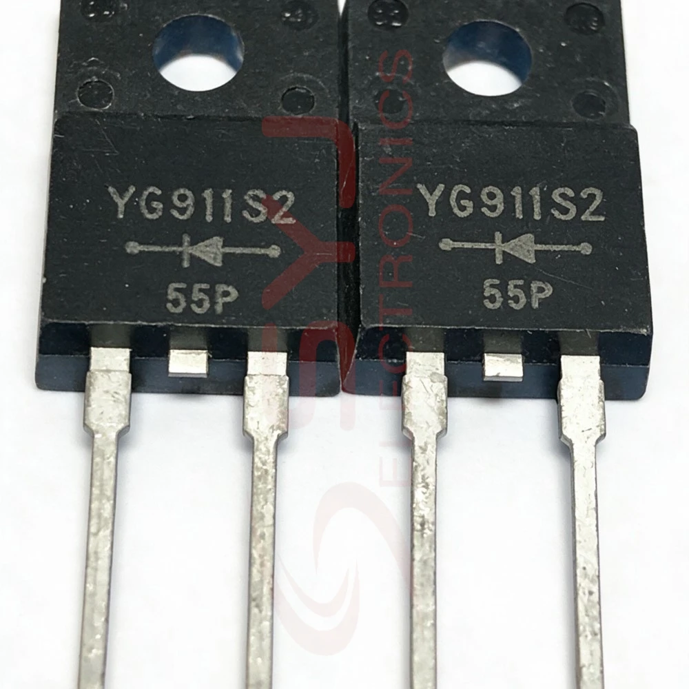 5PCS YG911S2 200V 5A BYC10X‑600 10A 600V STTH8L06FP F10UP40S FFPF10UP40S FMLG12 FSF05A40 400V 5A TO-220F-2