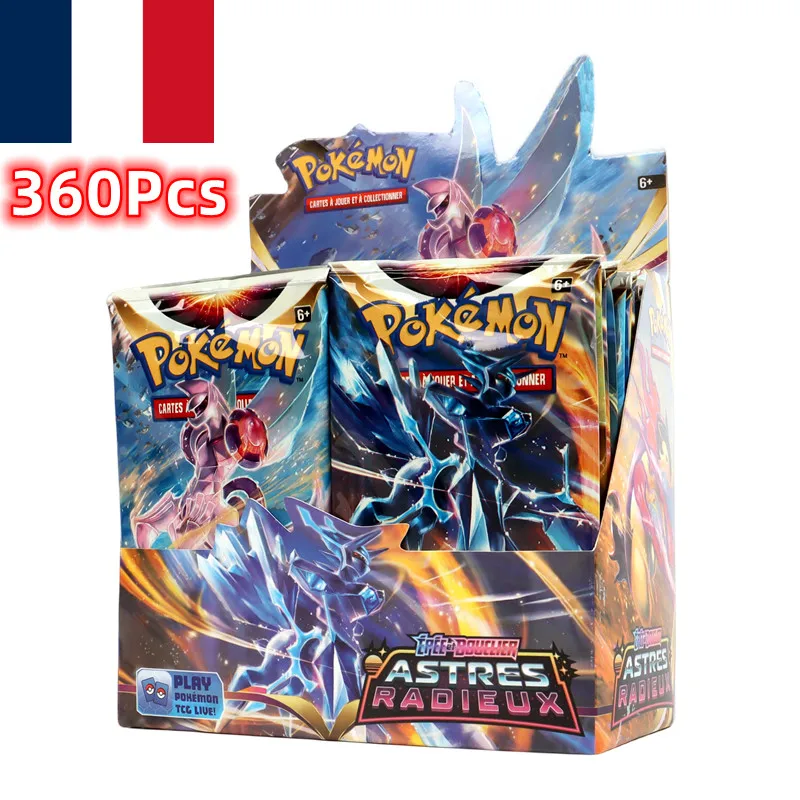 360Pcs French Pokemon Card Astral Radiance Booster Box Pokémon Français Trading Card Game Collection Cards Toy