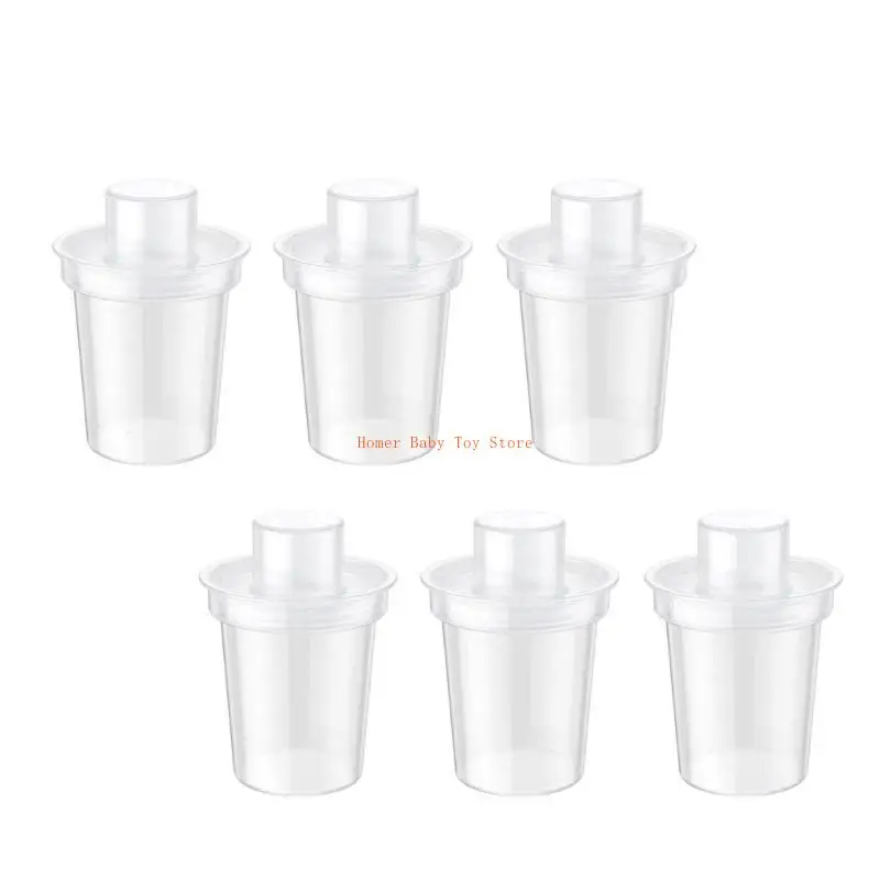 

J0PF 6xInfants Formula Dispensers Storage Box Newborns Feeding Organizers Case