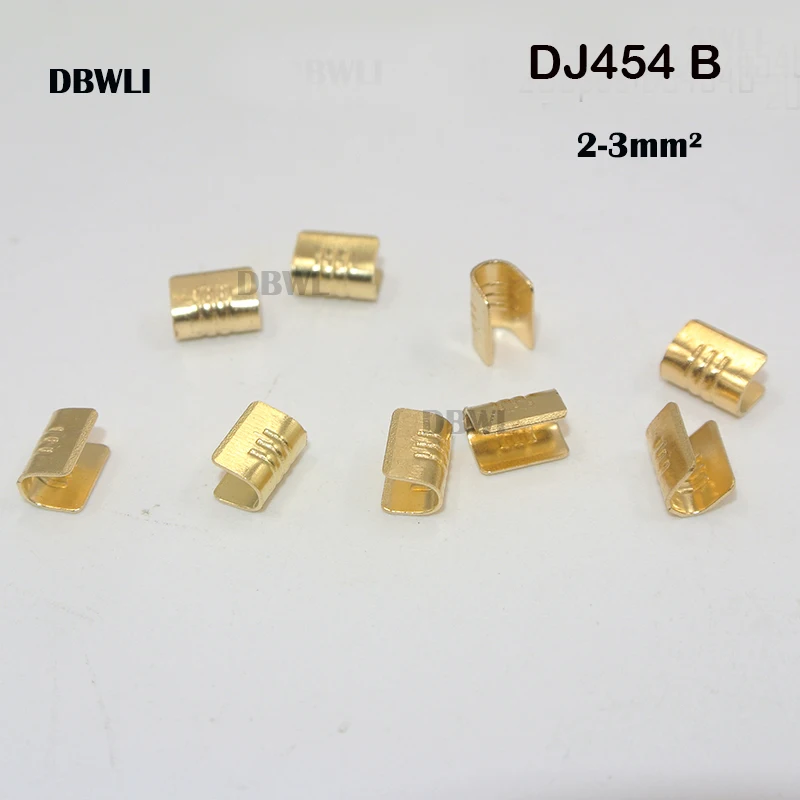 100 Stks/partij DJ454A/B/C/D /T U-Vormige Terminal Tab Koude Inserts Connectors/terminal Connector Kabel/Draad Kabelschoen, 1-10mm2