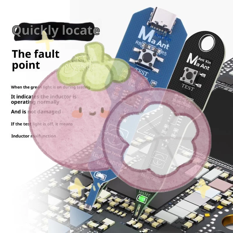 PC電磁誘導ツール、1個の高速故障診断、インダクタ検出器、マザーボードコイル修理キット