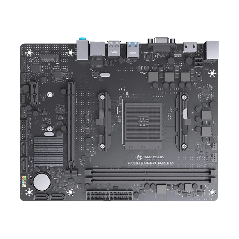 Maxsun-Kit de Placa base AMD B450M con Ryzen 5600, 2x8G, 3200MHz, CPU de escritorio para juegos, AM4, M-ATX, DDR4, USB3.2, PCIE 3,0