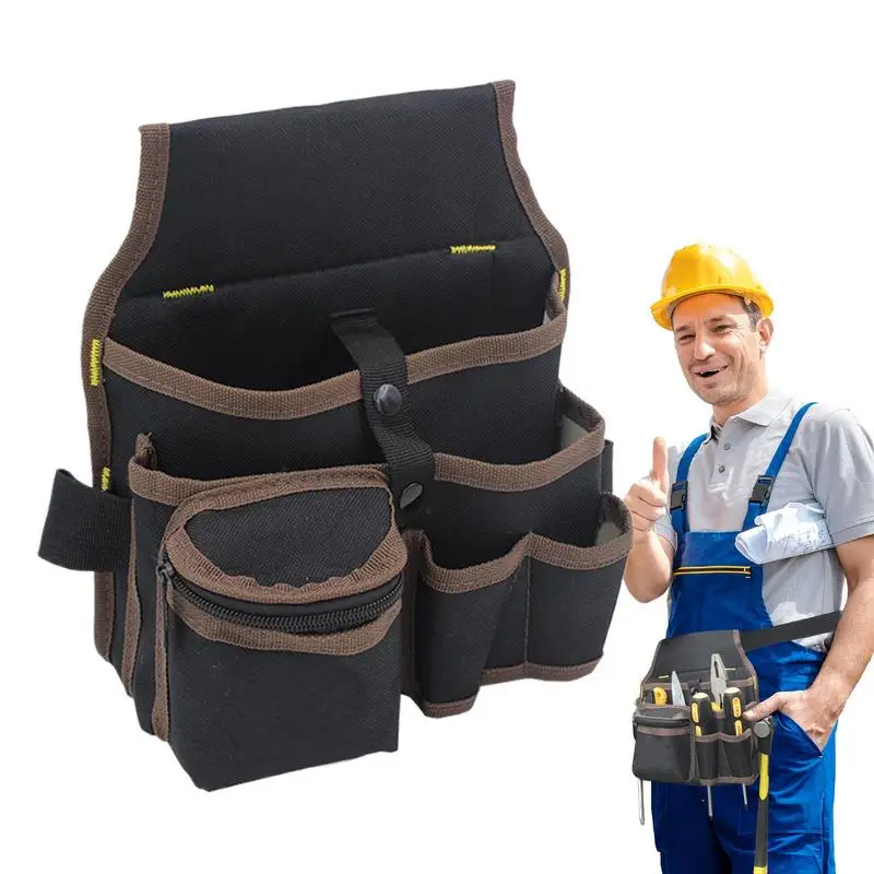 

Tool Belt Bag Tool Storage Bag Multi-pocket Waterproof Belt Storage For Hardware Gardeners Carpenters Electricians Screwdrivers